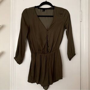 Army Green Romper